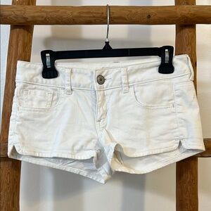 American Eagle Outfitters White Jean Shorts